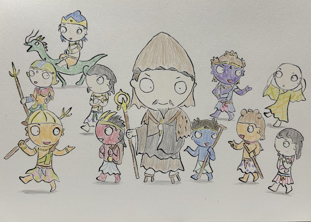 役小角と前鬼後鬼、八大童子でハイキング